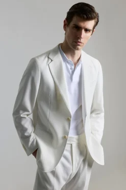 PuroEGO Americana efecto lino Blanco Online