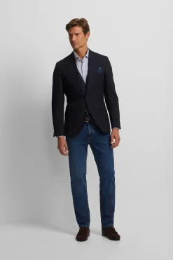 Silbon Americana espiga Azul marino