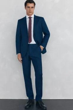 Pedro del Hierro Americana estructura bi-stretch slim fit Azul