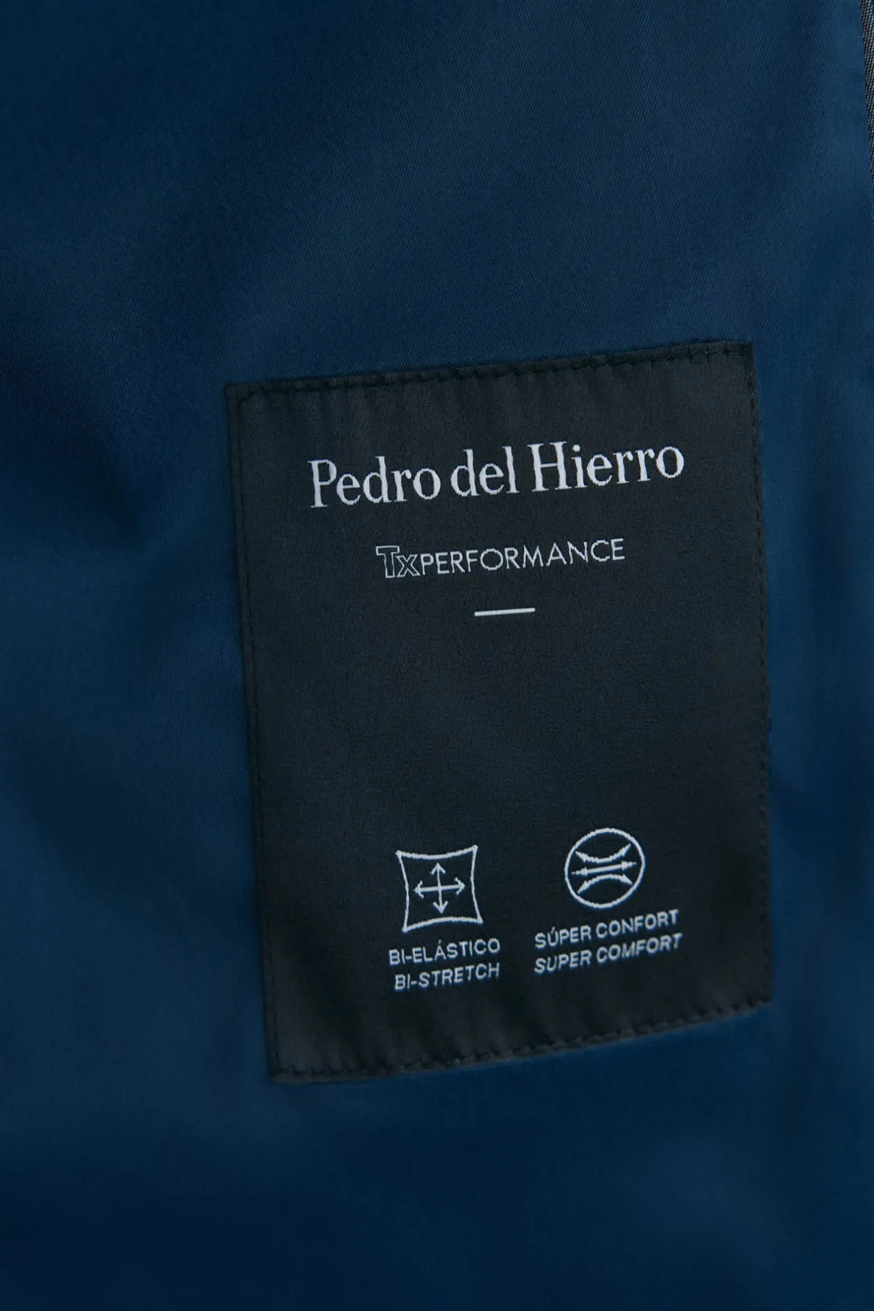 Pedro del Hierro Americana estructura bi-stretch slim fit Azul