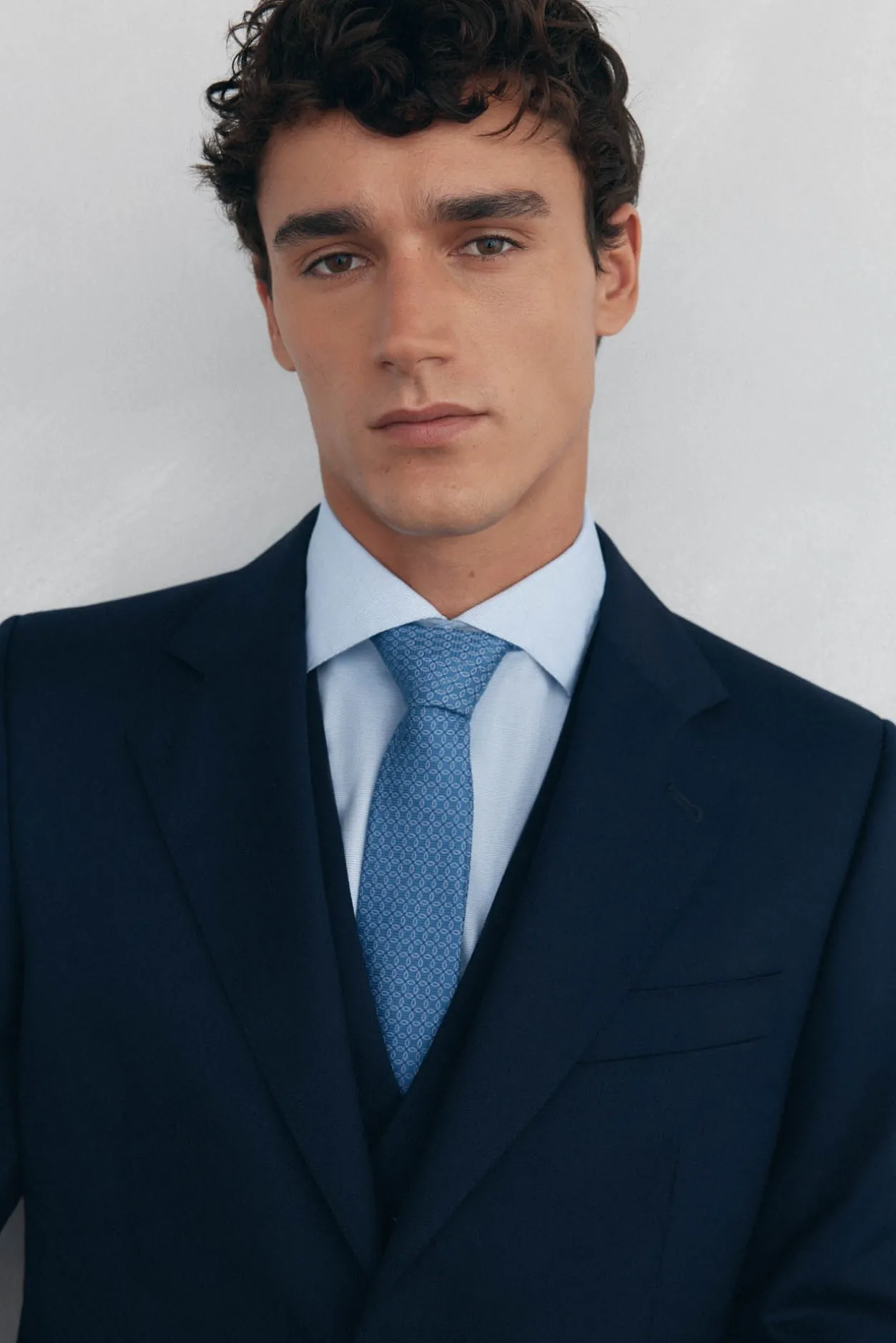Pedro del Hierro Americana estructura blue back tailored fit Azul Best
