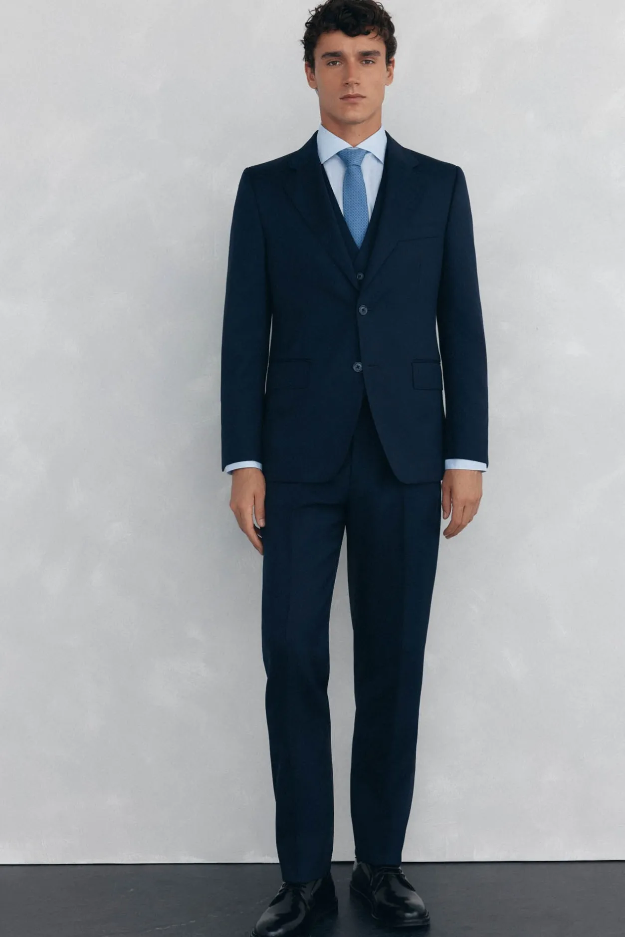Pedro del Hierro Americana estructura blue back tailored fit Azul Best