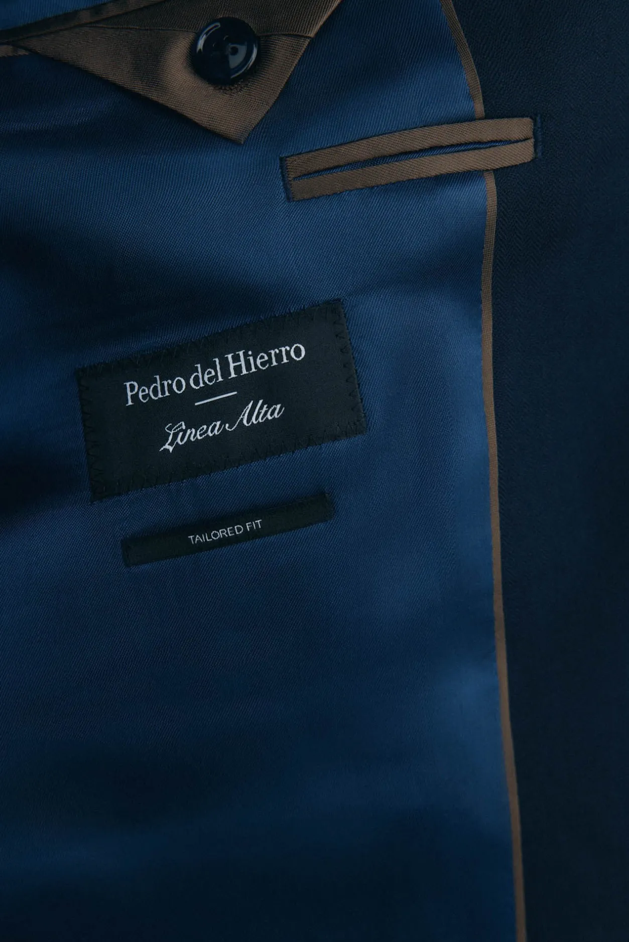 Pedro del Hierro Americana estructura blue back tailored fit Azul Best