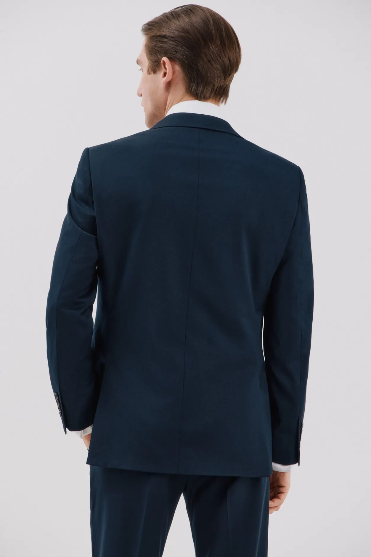 Cortefiel Americana lisa coolmax® Azul marino