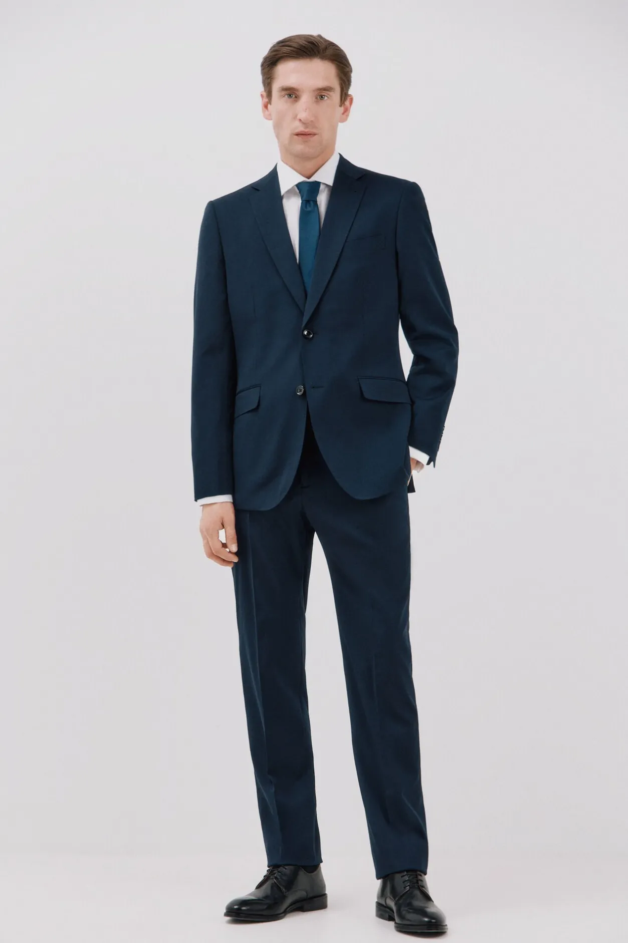 Cortefiel Americana lisa coolmax® Azul marino