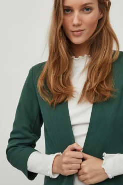 Vila Americana manga 3/4 Verde oscuro Clearance