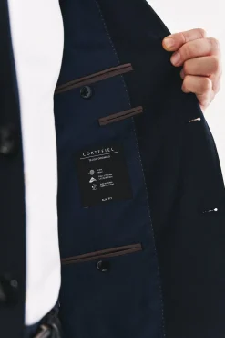 Cortefiel Americana marino slim fit Azul marino Best