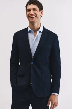 Cortefiel Americana micro raya serie XXI Azul marino Clearance