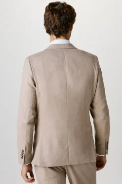 Selected Americana Slim Fit con lana Marr&oacute;n Clearance