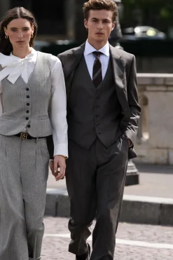 Pedro del Hierro Americana tostado slim fit Gris Online