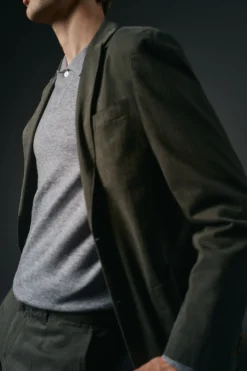 OOTO Americana traje algodón coordinado Kaki Discount