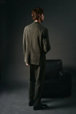 OOTO Americana traje algodón coordinado Kaki Discount