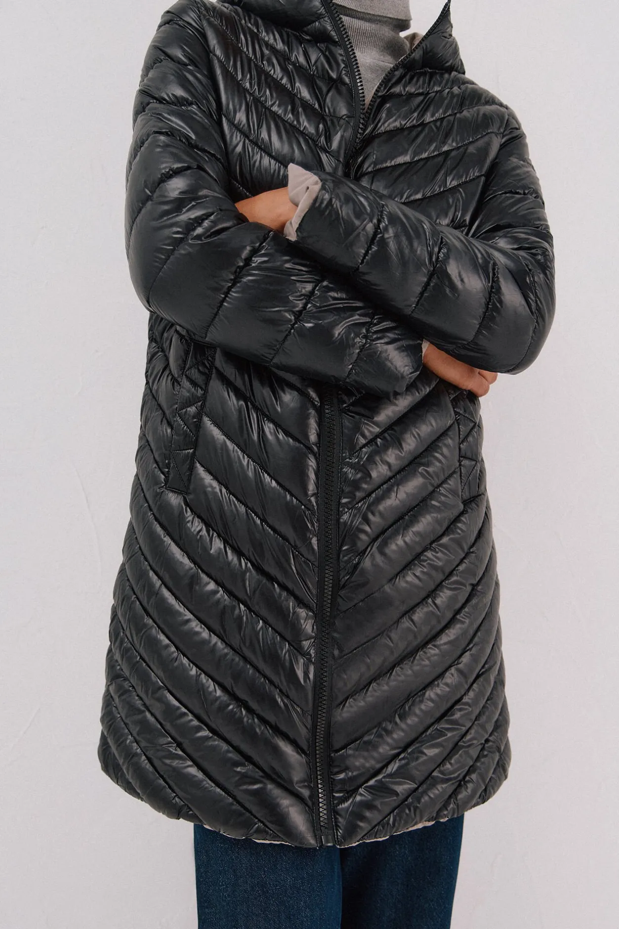 Cortefiel Anorak reversible thermolite® Negro Best