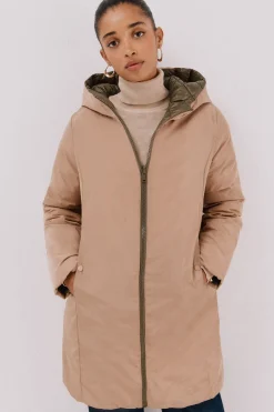 Cortefiel Anorak reversible thermolite® Verde Hot