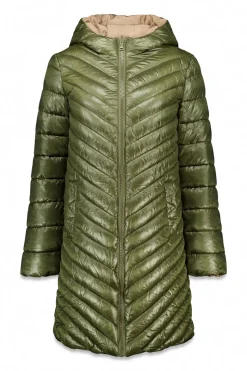 Cortefiel Anorak reversible thermolite® Verde Hot