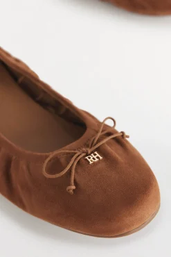 Pedro del Hierro Bailarina fruncida con lazo Marr&oacute;n New