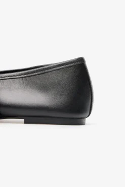 Cortefiel Bailarina tira piel Negro Sale