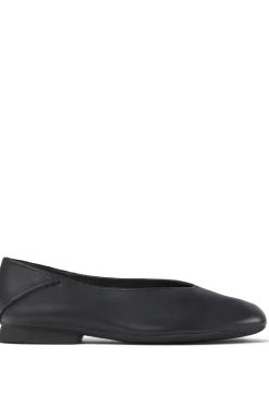 Camper Bailarinas planas de piel negro Clearance