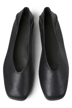 Camper Bailarinas planas de piel negro Clearance