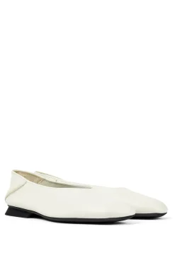 Camper Bailarinas planas de piel blanco Hot