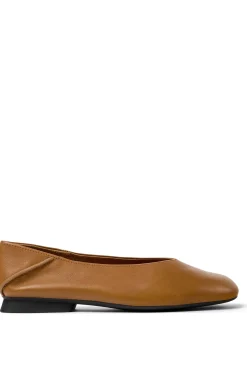 Camper Bailarinas planas de piel nude New