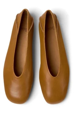 Camper Bailarinas planas de piel nude New