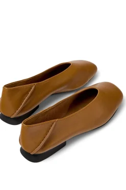 Camper Bailarinas planas de piel nude New