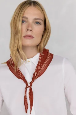 Pedro del Hierro Bandana con anilla Rojo Sale
