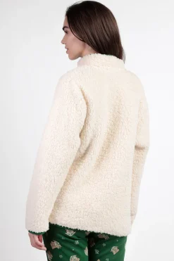 Admas Bata corta borrego baby Yoda Mandalorian mujer beige Clearance