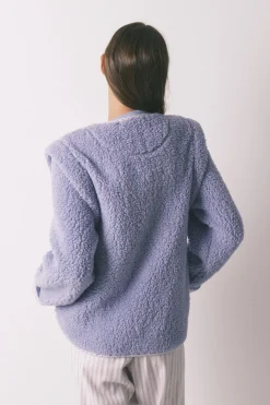 Women'secret Bata corta borreguito lila morado/lila Outlet