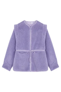 Women'secret Bata corta borreguito lila morado/lila Outlet