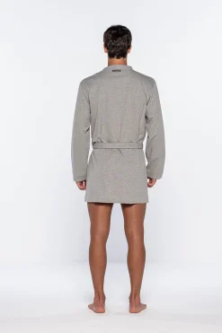 Punto Blanco Bata corta hombre gris Sale