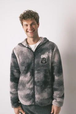 Women'secret Bata corta hombre borreguito Star Wars gris Discount