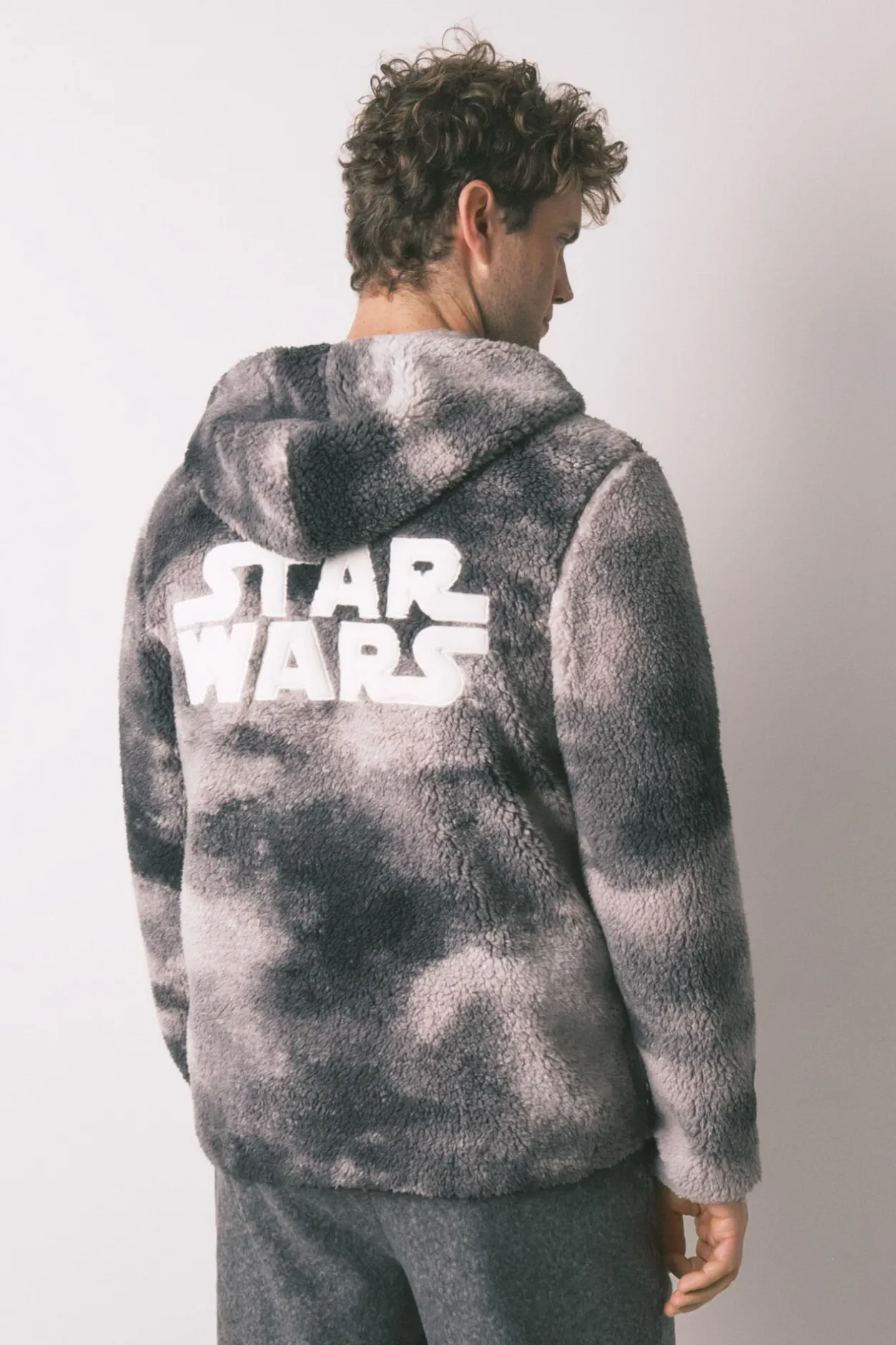 Women'secret Bata corta hombre borreguito Star Wars gris Discount