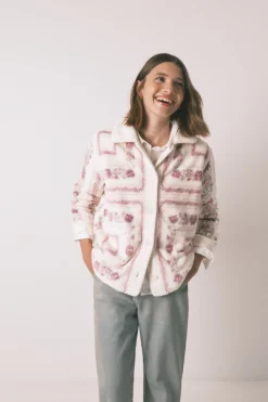 Women'secret Bata corta polar rosa Discount