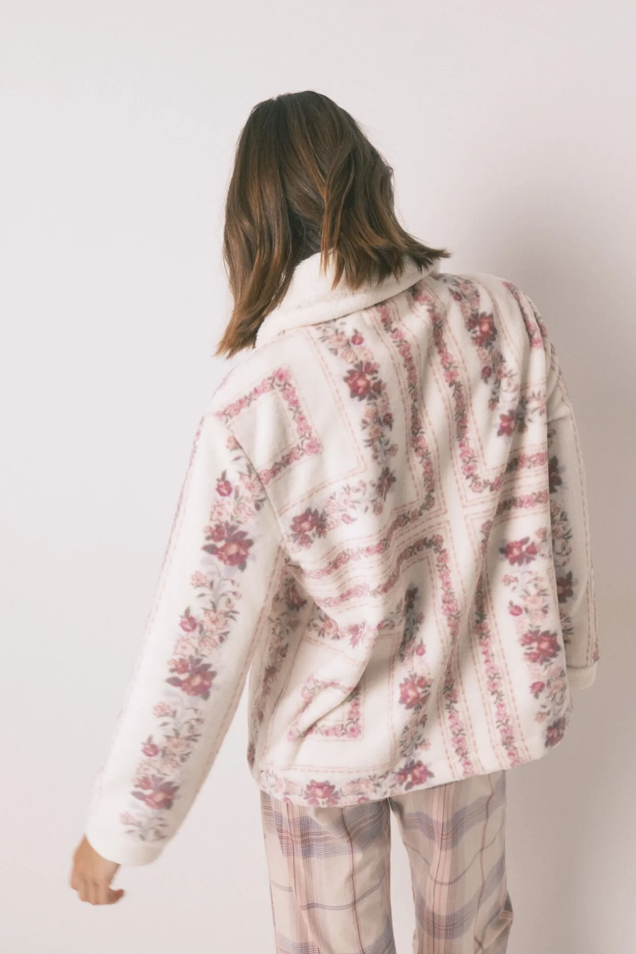 Women'secret Bata corta polar rosa Discount