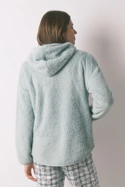 Women'secret Bata corta tejido pelo lurex verde Hot