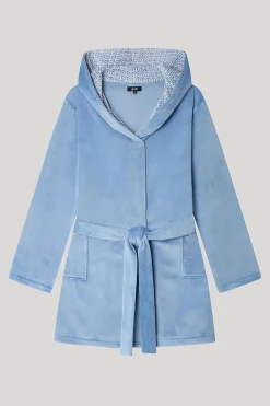 Gisela Bata micropolar celeste azul Online