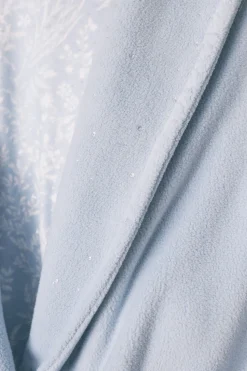 Women'secret Bata midi terciopelo brillos azul Discount