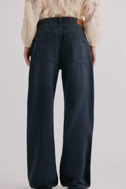 Hoss Intropia Beatrice. Vaqueros de corte recto Gris Sale