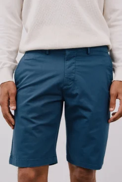 Cortefiel Bermuda chino Azul Outlet