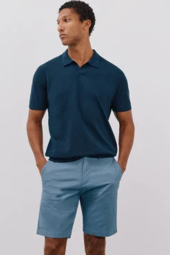 Cortefiel Bermuda chino Azul Outlet