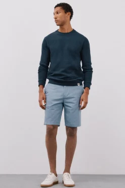 Cortefiel Bermuda chino estampada Azul Sale