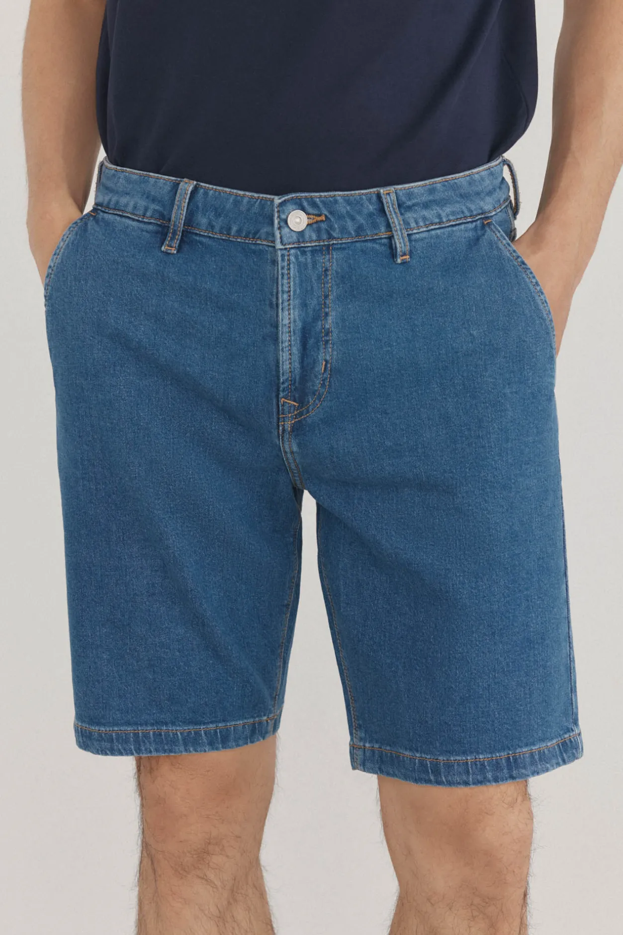 Pedro del Hierro Bermuda denim regular fit Azul Outlet