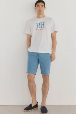 Pedro del Hierro Bermuda denim regular fit Azul Hot