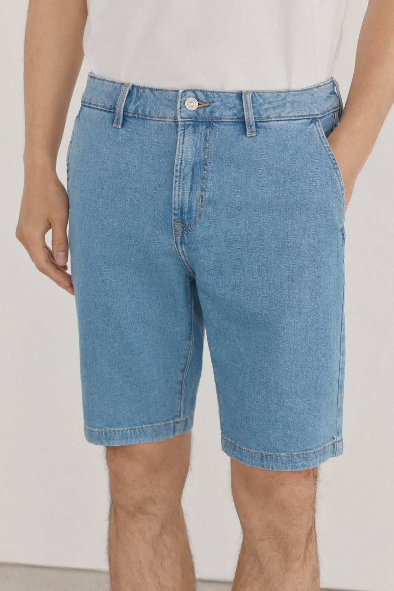 Pedro del Hierro Bermuda denim regular fit Azul Hot
