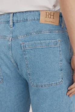 Pedro del Hierro Bermuda denim regular fit Azul Hot