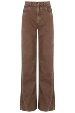 Hoss Intropia Beth. Vaqueros efecto lavado Marron New