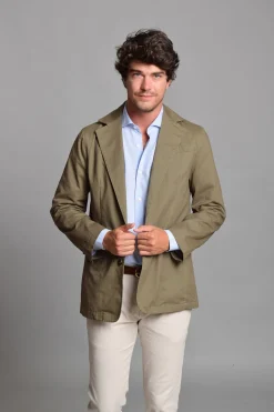 Cloking Blazer Casual Verde Online