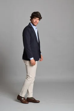 Cloking Blazer Casual Azul marino Clearance